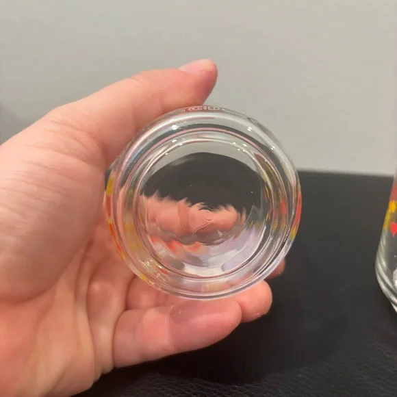 Vintage Care Bears Colorful Glass Set Share Bear Cheer Bear Good Luck Bear - Picture 8 of 8